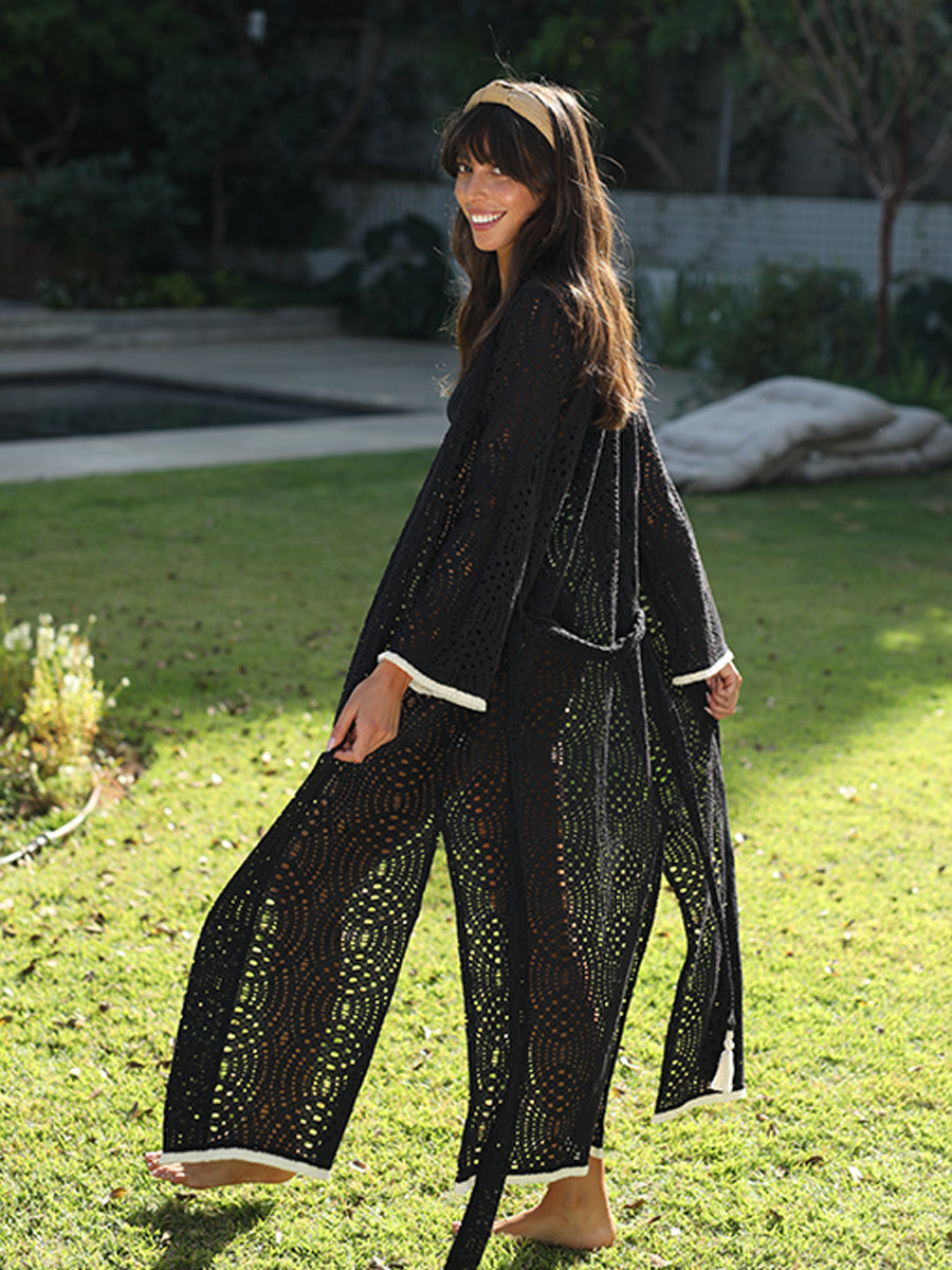 Ibiza Robe Black Lace